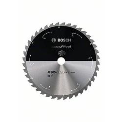 Foto van Bosch accessories bosch 2608837741 hardmetaal-cirkelzaagblad 305 x 30 mm aantal tanden: 40 1 stuk(s)