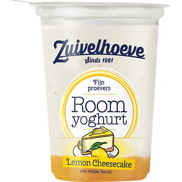 Foto van Zuivelhoeve roomyoghurt lemoncheesecake 450g bij jumbo