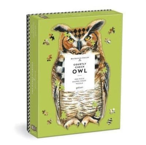 Foto van Mackenzie-childs woodland owl 250 piece shaped wood puzzle - puzzel;puzzel (9780735372962)