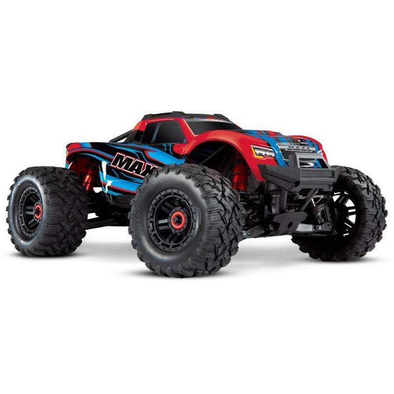 Foto van Traxxas maxx rood brushless 1:10 rc auto elektro monstertruck 4wd 2,4 ghz