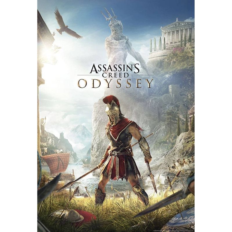 Foto van Abystyle assassins creed odyssey keyart poster 61x91,5cm