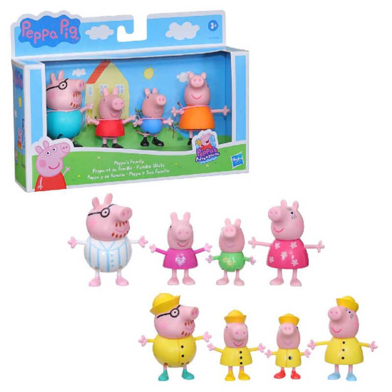 Foto van Peppa pig familie - speelfigurenset - prijs per set van 4