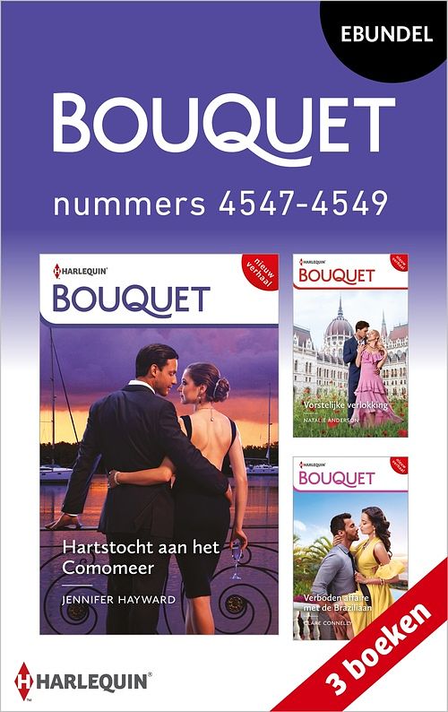 Foto van Bouquet e-bundel nummers 4547 - 4549 - jennifer hayward, natalie anderson, clare connelly - ebook