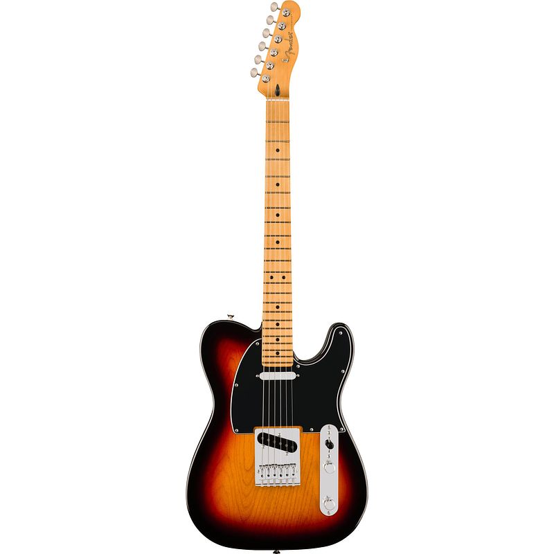 Foto van Fender player ii telecaster mn 3-color sunburst elektrische gitaar