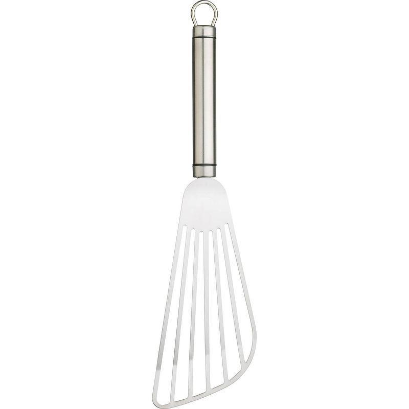 Foto van Kitchencraft visspatel 31 x 8,5 cm rvs zilver