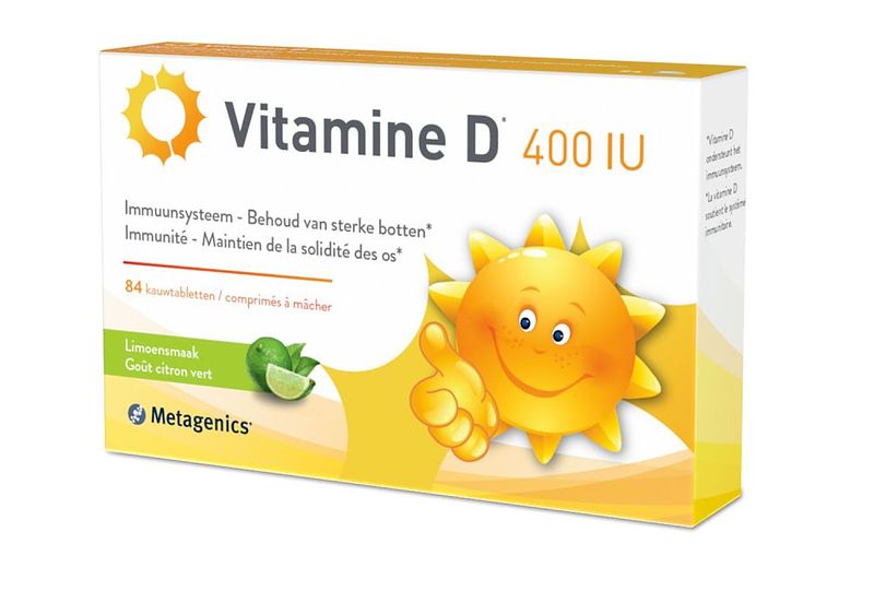 Foto van Metagenics vitamine d 400 iu tabletten