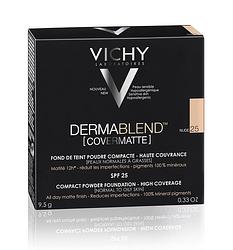 Foto van Vichy dermablend covermatte poeder foundation 25 nude