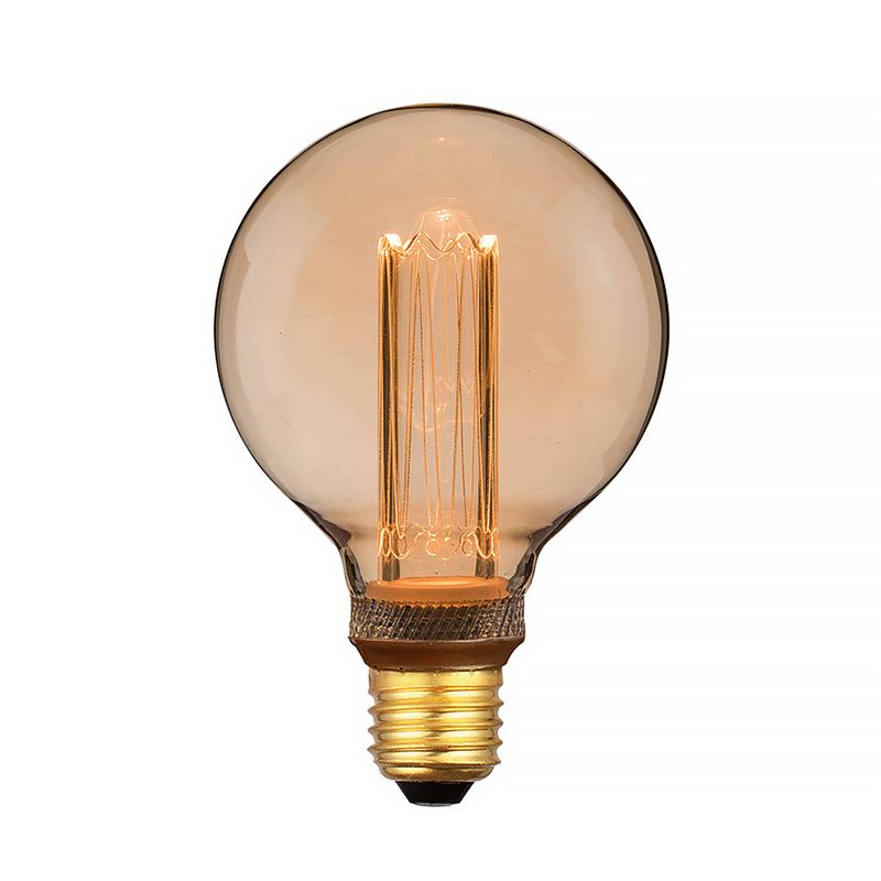 Foto van Freelight lamp led g95 5w 200 lm 1800k 3 standen dim gold