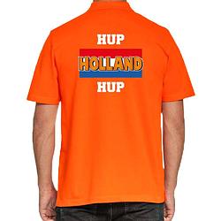 Foto van Oranje fan poloshirt / kleding hup holland hup ek/ wk voor heren l - feestshirts