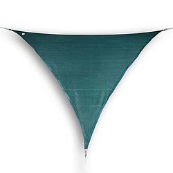 Foto van Hanse® schaduwdoek driehoek waterdoorlatend 5x5x5 m zonnedoek groen