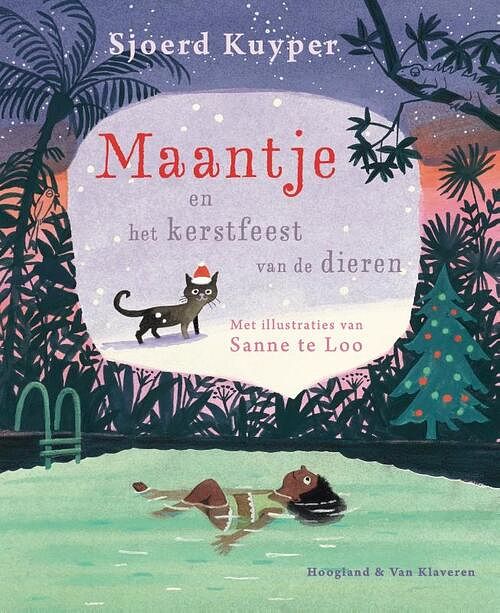 Foto van Maantje en het kerstfeest van de dieren - sjoerd kuyper - hardcover (9789089673947)