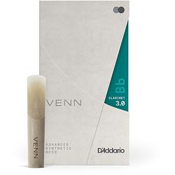 Foto van D'saddario woodwinds vbb0130g2 venn bb clarinet reed g2 3.0 riet voor bb klarinet