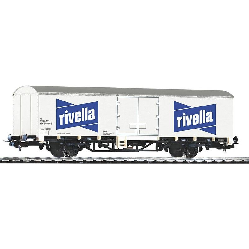 Foto van Piko h0 58783 h0 overdekte goederenwagen rivella van de sbb