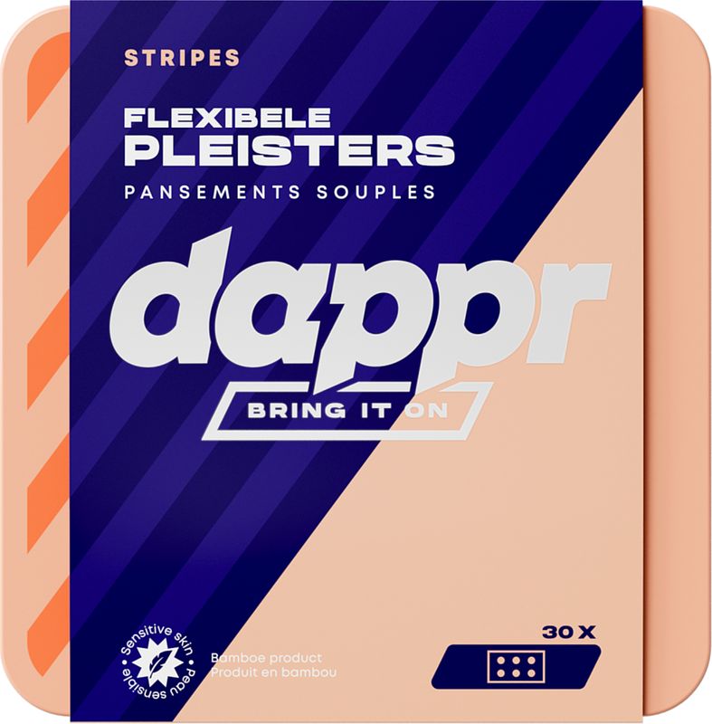 Foto van Dappr flexibele pleisters stripes