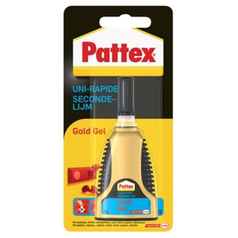 Foto van Pattex secondelijm gold gel