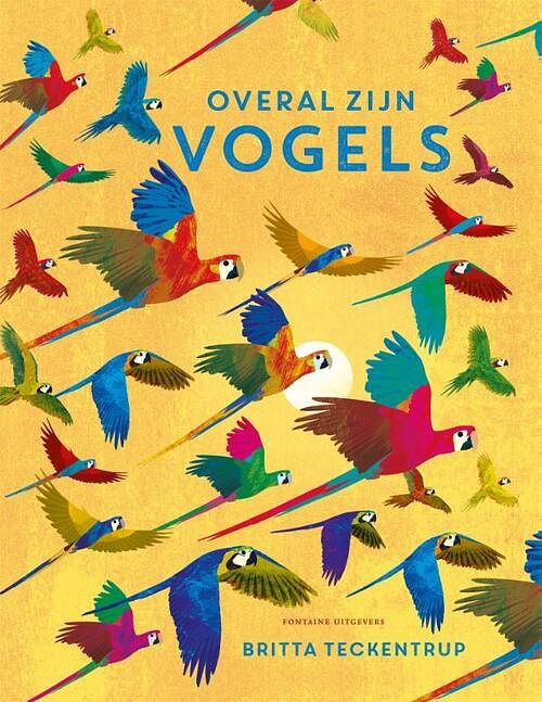 Foto van Overal zijn vogels - britta teckentrup - hardcover (9789464042276)