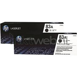 Foto van Hp 83a 2-pack zwart toner