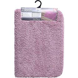 Foto van Gebor - mooie anti slip badkamermat - micro vezel - badmat/douchemat - roze - 50x70cm - antislip vloerkleed mat