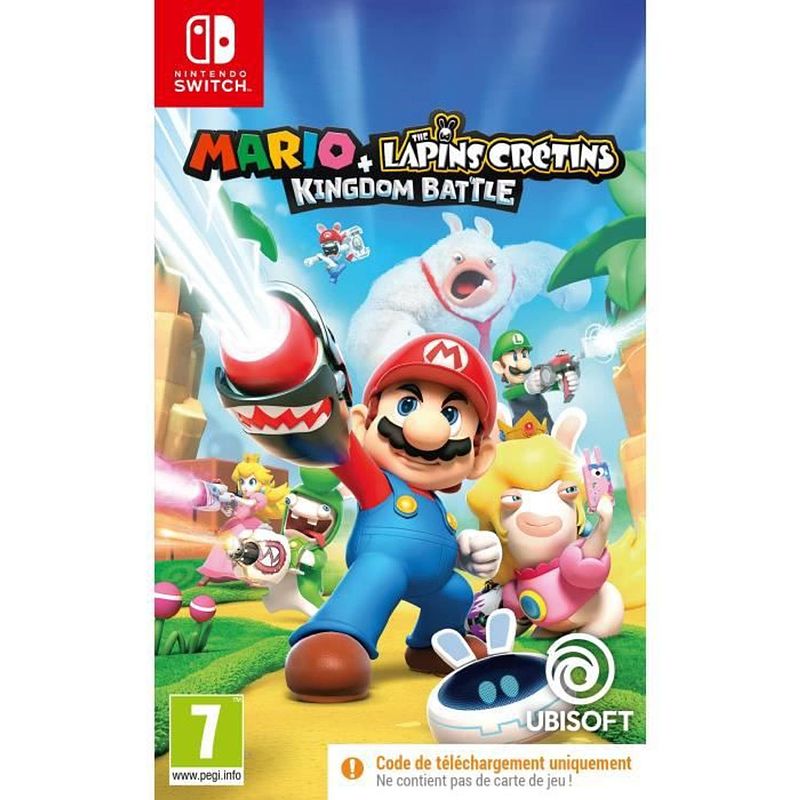 Foto van Mario + raving rabbids kingdom battle switch-spellen (downloadcodes)