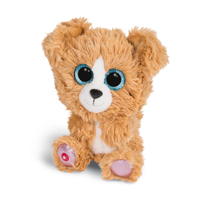 Foto van Nici knuffel glubschis lollidog junior 15 cm pluche lichtbruin