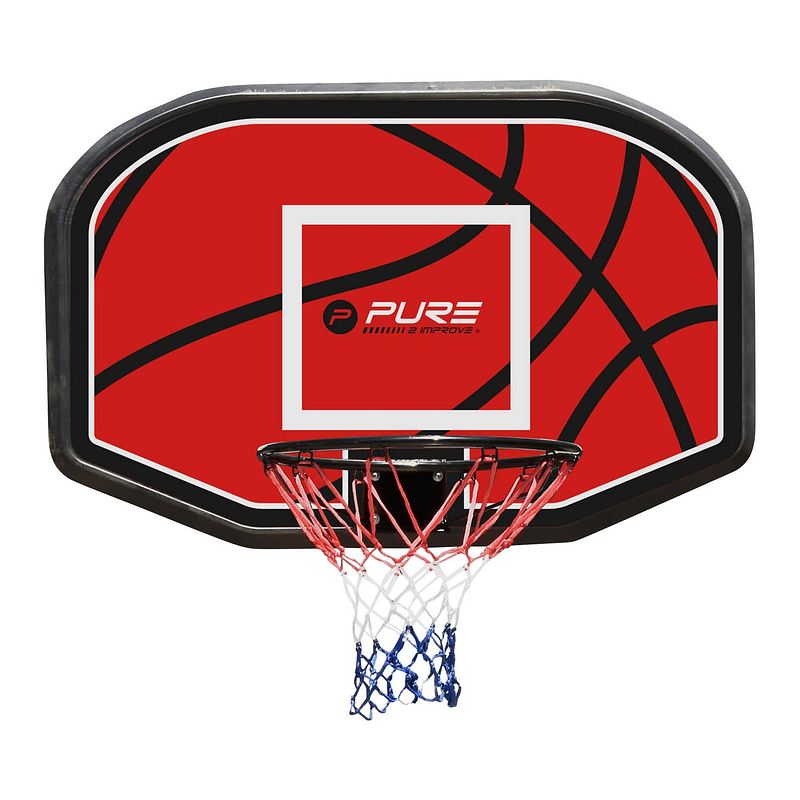 Foto van Basketbalplank met ring en net ø 45cm in staal en nylon pure2improve