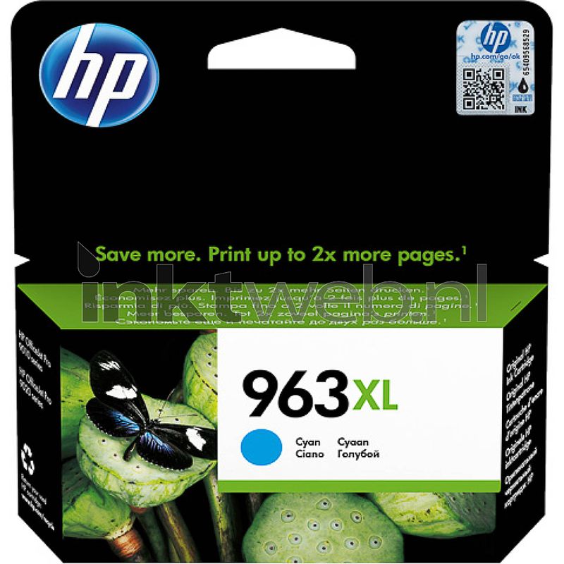 Foto van Hp 963xl cyaan cartridge