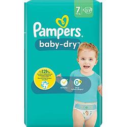 Foto van Pampers babydry maat 7, 17 luiers bij jumbo