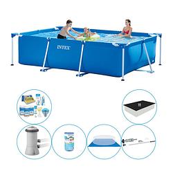 Foto van Intex frame pool rechthoekig 300x200x75 cm - zwembad combinatie pakket