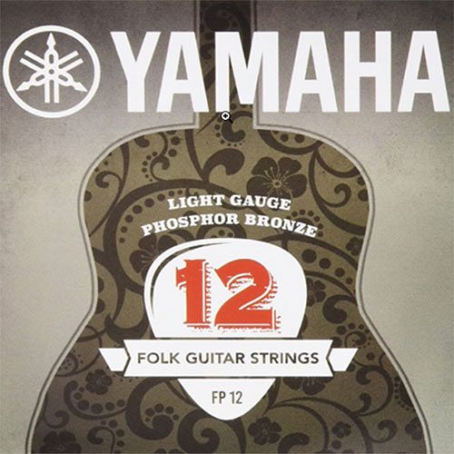 Foto van Yamaha fp12 phosphor bronze light western gitaar snarenset