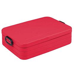Foto van Mepal lunchbox bento large 17 x 25,5 x 6,5 cm rood