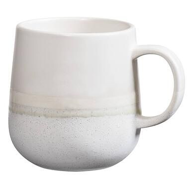 Foto van Mok met oor pippa - crème - stoneware - 400 ml - leen bakker