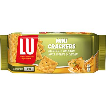 Foto van Lu mini crackers olijfolie & oregano 8 pakjes 250g bij jumbo