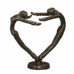 Foto van Decopatent® beeld sculptuur liefde - love - sculptuur van metaal -