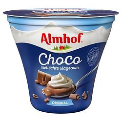 Foto van Almhof choco met slagroom original 180g bij jumbo