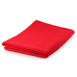 Foto van Yoga/fitness handdoek extra absorberend 150 x 75 cm rood - sporthanddoeken