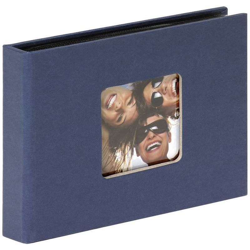 Foto van Walther+ design ma-353-l fotoalbum (b x h) 17 cm x 12 cm blauw