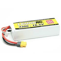 Foto van Lemonrc lipo accupack 18.5 v 3300 mah aantal cellen: 5 35 c softcase xt60