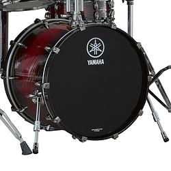 Foto van Yamaha jlhb1814ums live custom hybrid oak magma sunburst 18 x 14 bass drum