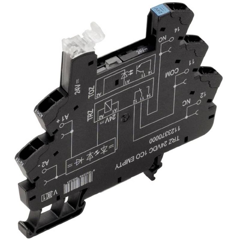 Foto van Weidmüller trp 60vuc 1co empty relaissocket 60 v dc/ac 10 a 1x wisselcontact 10 stuk(s)