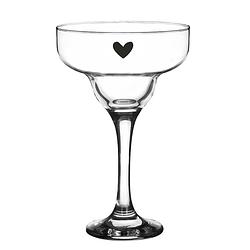 Foto van Clayre & eef martiniglas 200 ml glas hart wijnglas champagneglas martiniglas transparant wijnglas champagneglas