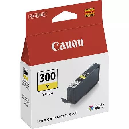 Foto van Canon pfi-300 ink yellow inkt geel