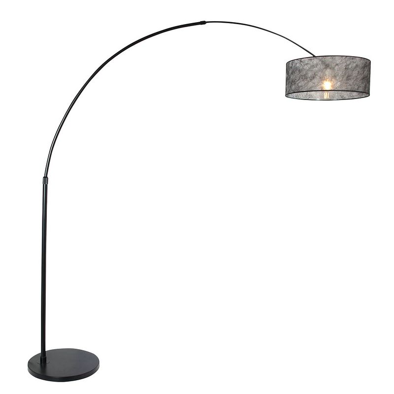 Foto van Steinhauer vloerlamp sparkled light 9834 zwart kap zwart sizoflor