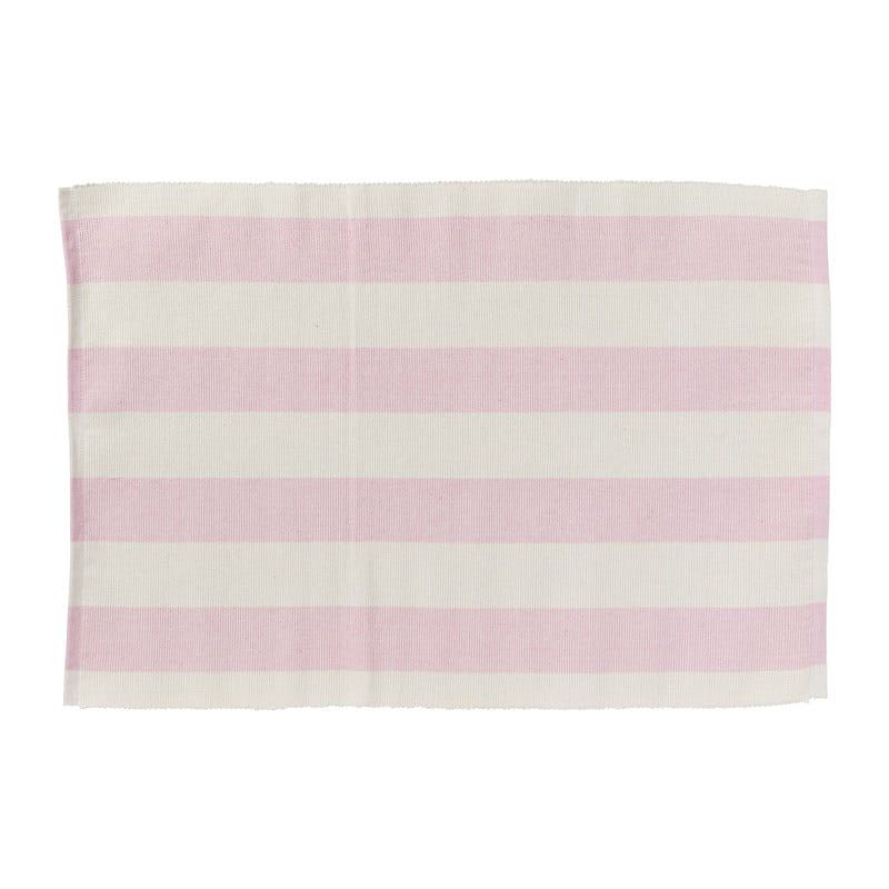 Foto van Placemat streep - roze - set van 2