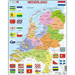 Foto van Larsen legpuzzel maxi nederland junior karton 48 stukjes