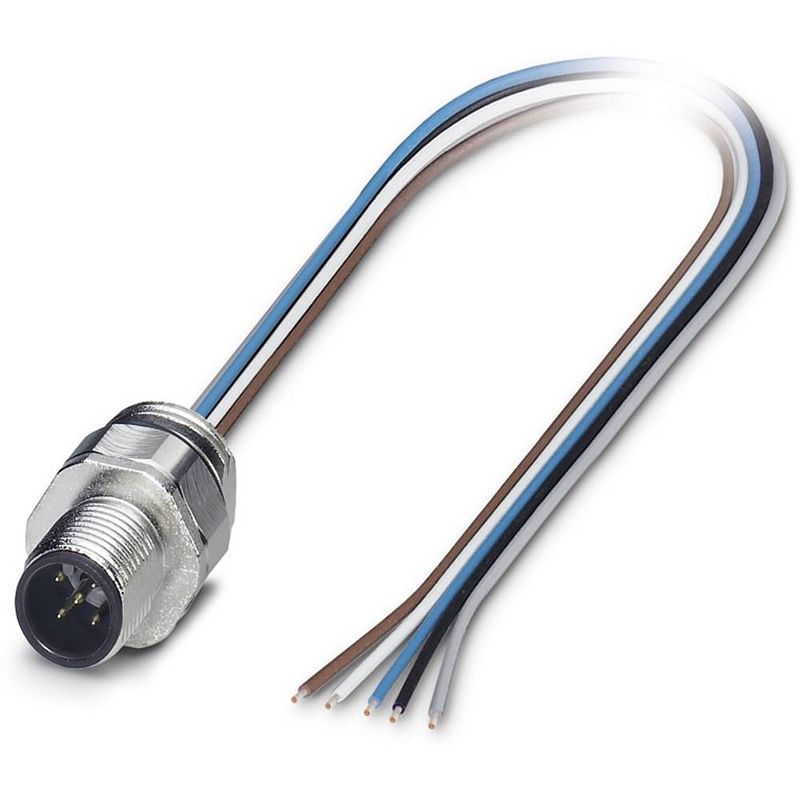 Foto van Phoenix contact 1671124 sensor/actuator steekconnector m12 aantal polen: 5 stekker, inbouw 0.50 m 1 stuk(s)