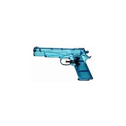 Foto van Blauw speelgoed waterpistool 20 cm