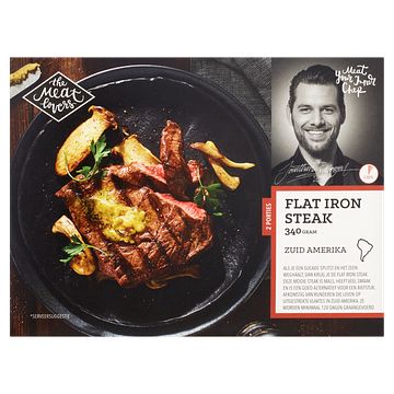 Foto van The meat lovers flat iron steak 340g bij jumbo