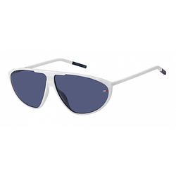 Foto van Tommy hilfiger zonnebril 0027/s unisex cat.3 nylon wit/blauw