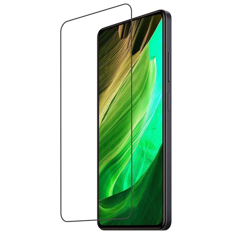 Foto van Basey xiaomi redmi note 12 pro screen protector beschermglas tempered glass - transparant