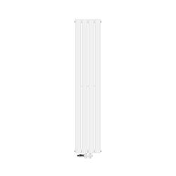 Foto van Paneelradiator enkele laag 1600x300 mm wit incl. voet aansluitset ml-design